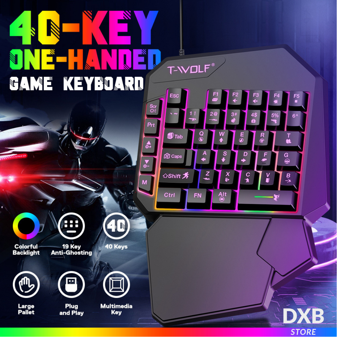 T-WOLF TF900 Gaming Keyboard & Mouse
