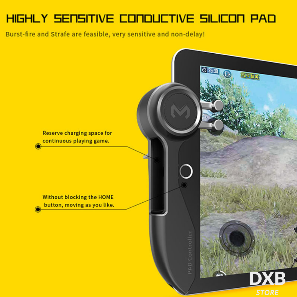 AKPAD 6K Gaming Controller – 6 Finger PUBG Tablet Trigger