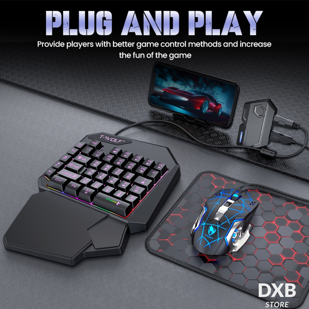 T-WOLF TF900 Gaming Keyboard & Mouse